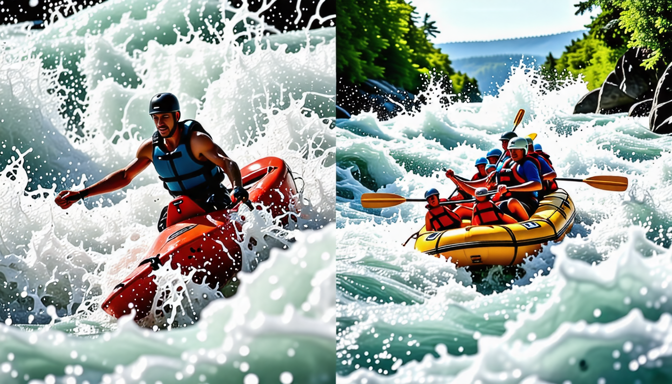 Choosing White Water Rafting Or Kayaking : A Guide to Adventure