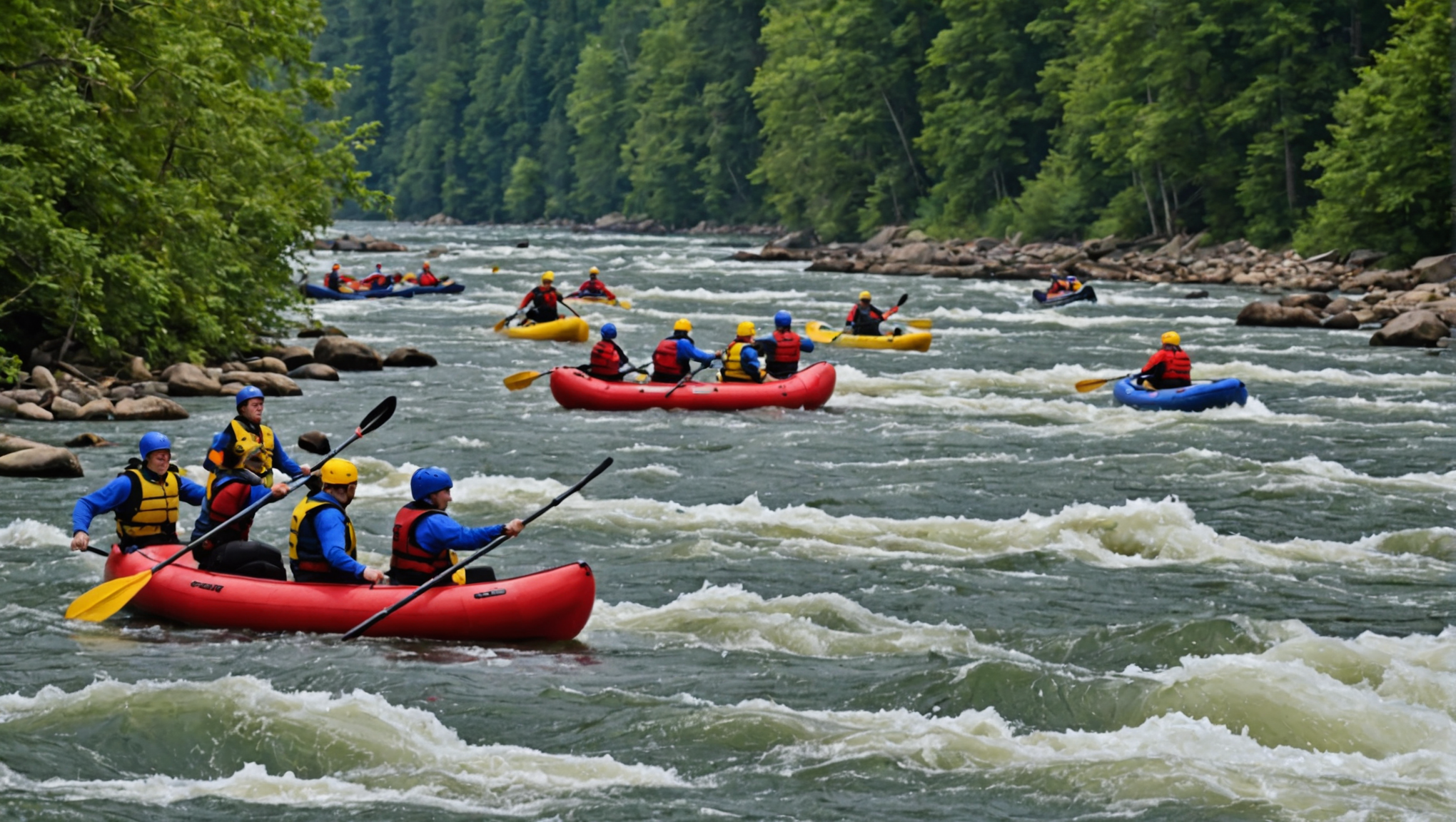 Understanding the Difference Between Canoeing Kayaking and Rafting